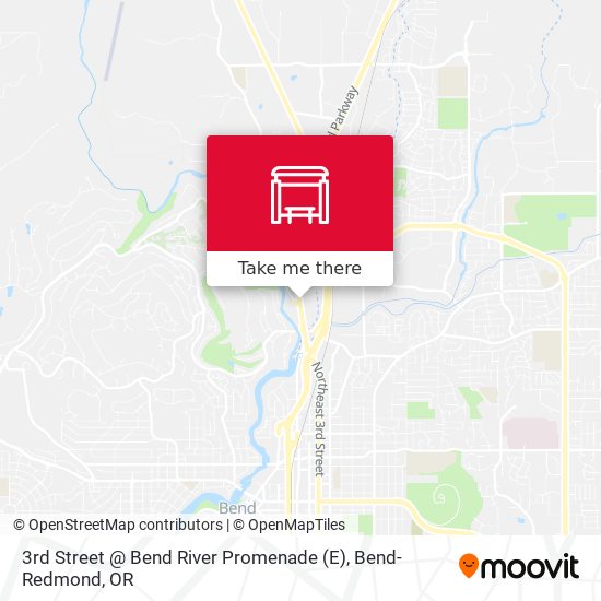 3rd Street @ Bend River Promenade (E) map