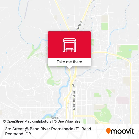Mapa de 3rd Street @ Bend River Promenade (E)