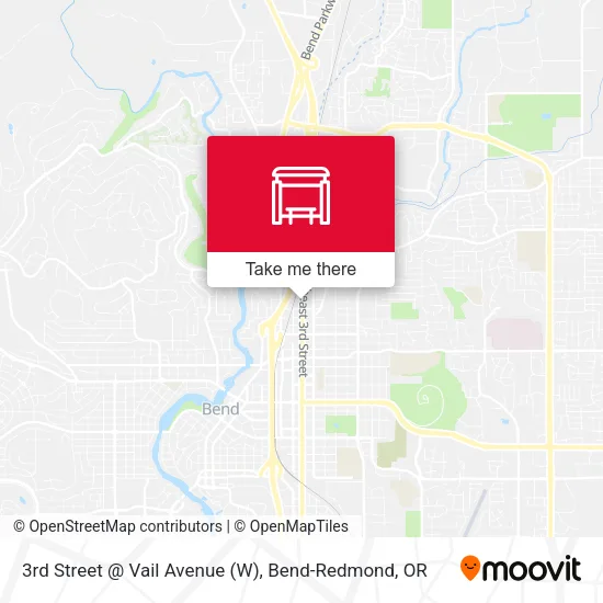 Mapa de 3rd Street @ Vail Avenue (W)