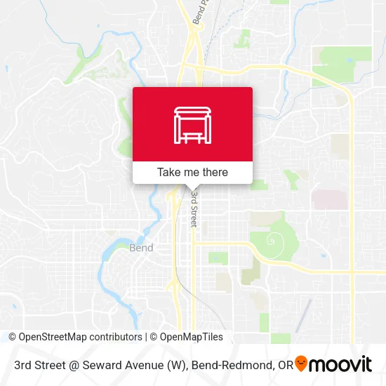 Mapa de 3rd Street @ Seward Avenue (W)
