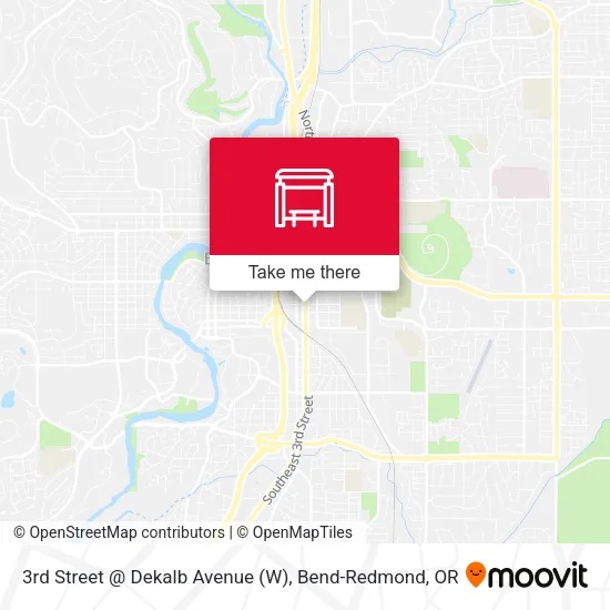 Mapa de 3rd Street @ Dekalb Avenue (W)