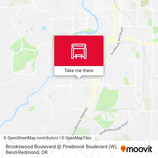 Mapa de Brookswood Boulevard @ Pinebrook Boulevard (W)