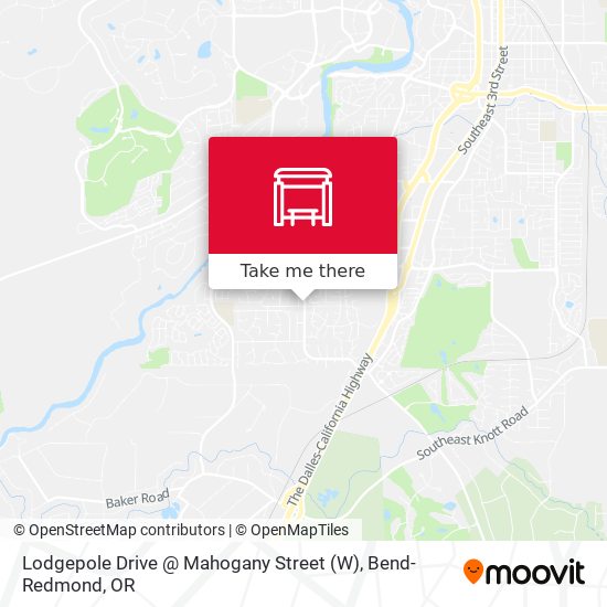 Mapa de Lodgepole Drive @ Mahogany Street (W)