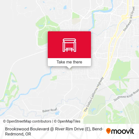 Mapa de Brookswood Boulevard @ River Rim Drive (E)