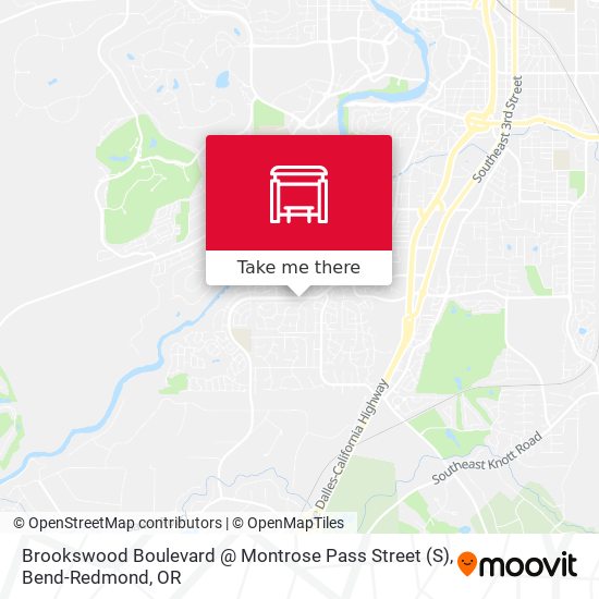 Mapa de Brookswood Boulevard @ Montrose Pass Street