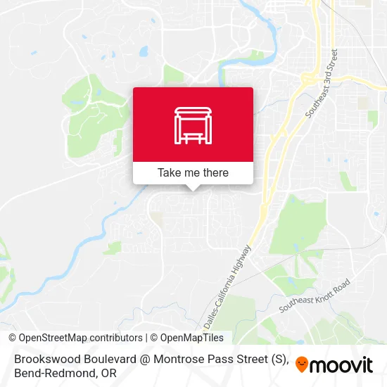 Mapa de Brookswood Boulevard @ Montrose Pass Street