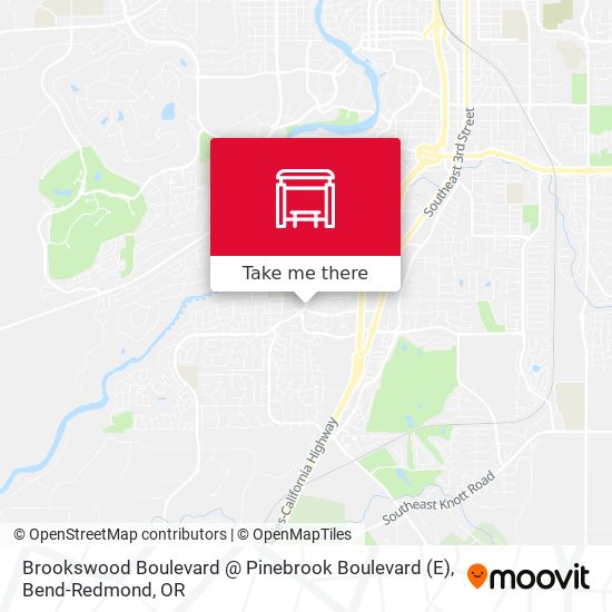Mapa de Brookswood Boulevard @ Pinebrook Boulevard (E)