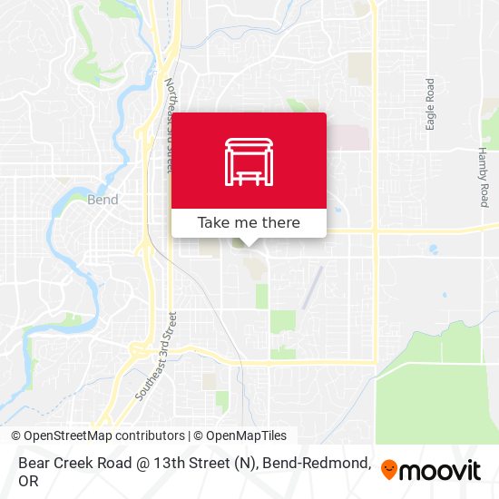 Mapa de Bear Creek Road @ 13th Street (N)
