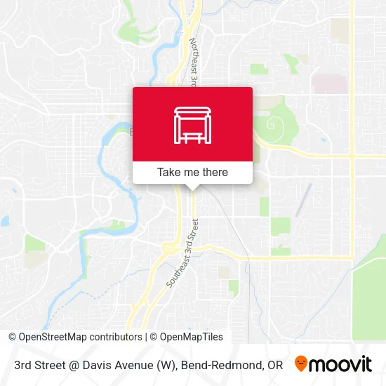 Mapa de 3rd Street @ Davis Avenue (W)