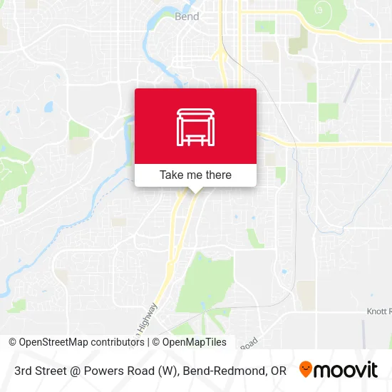 Mapa de 3rd Street @ Powers Road (W)