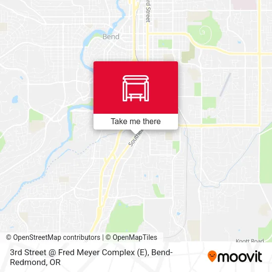 Mapa de 3rd Street @ Fred Meyer Complex (E)