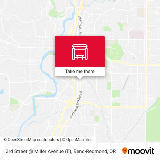Mapa de 3rd Street @ Miller Avenue (E)
