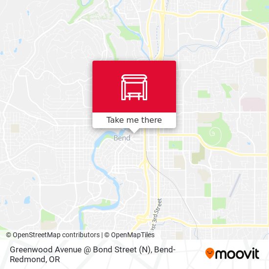 Mapa de Greenwood Avenue @ Bond Street (N)