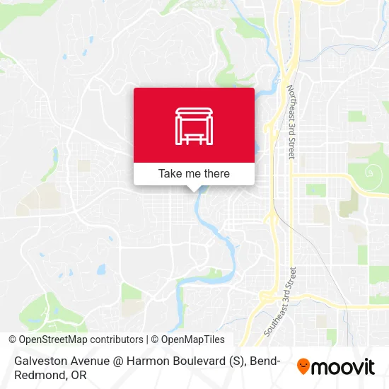 Mapa de Galveston Avenue @ Harmon Boulevard (S)