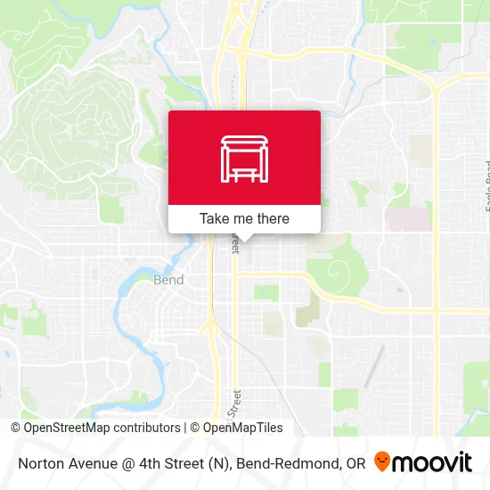 Norton Avenue @ 4th Street map