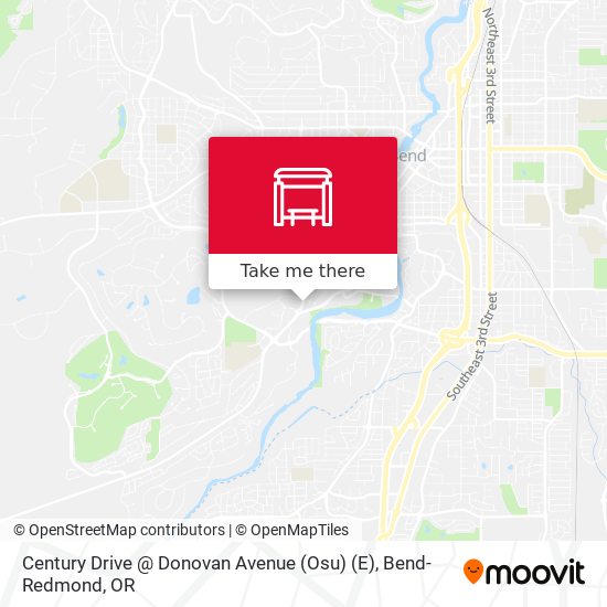 Mapa de Century Drive @ Donovan Avenue (Osu) (E)
