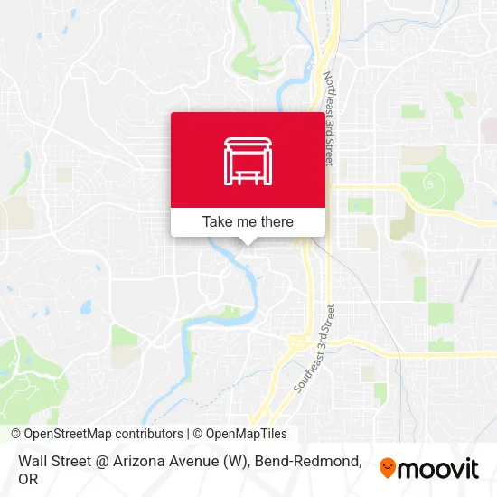 Mapa de Wall Street @ Arizona Avenue