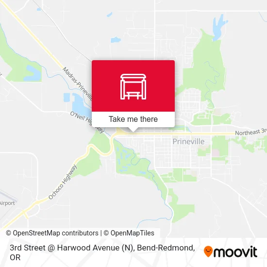 Mapa de 3rd Street @ Harwood Avenue (N)