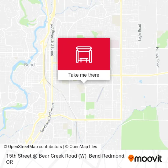 Mapa de 15th Street @ Bear Creek Road (W)
