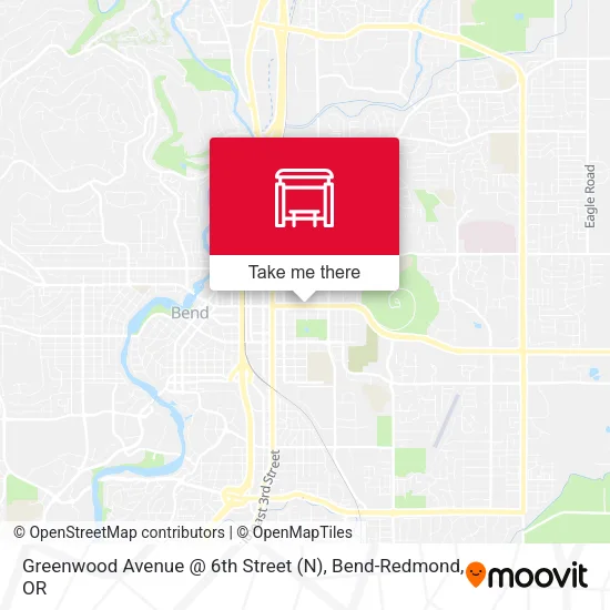 Mapa de Greenwood Avenue @ 6th Street (N)