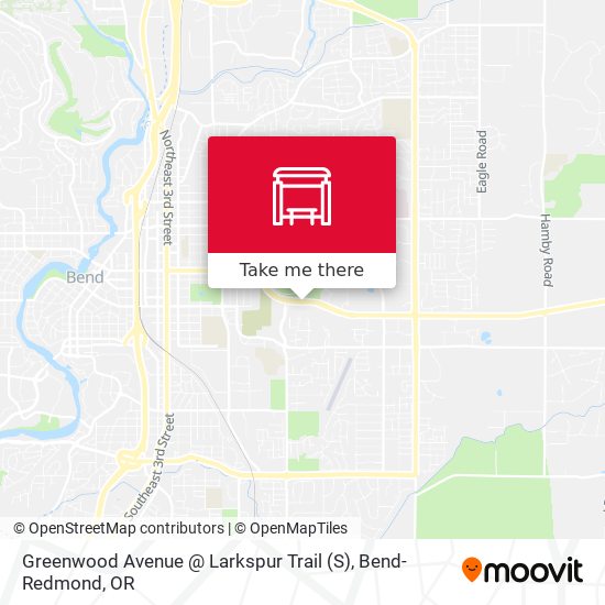 Mapa de Greenwood Avenue @ Larkspur Trail (S)