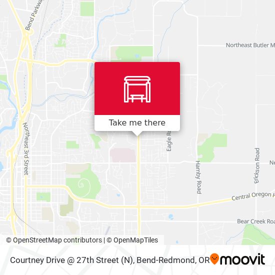 Mapa de Courtney Drive @ 27th Street (N)