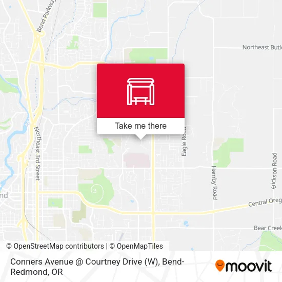 Mapa de Conners Avenue @ Courtney Drive (W)