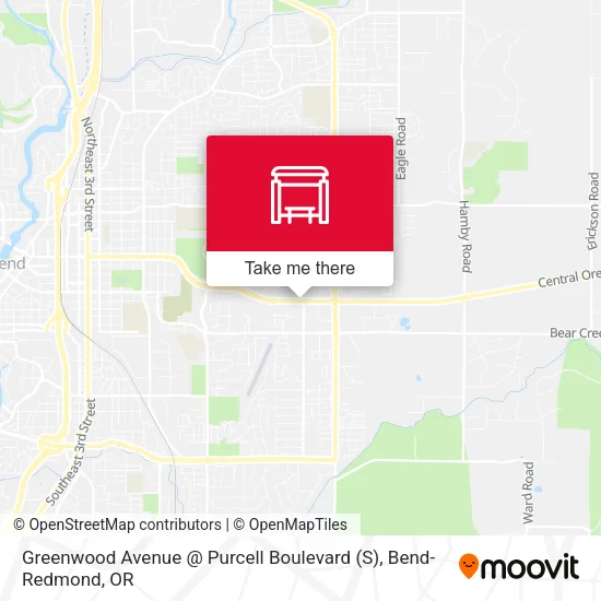 Mapa de Greenwood Avenue @ Purcell Boulevard (S)