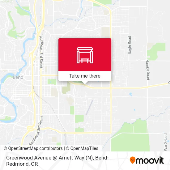 Mapa de Greenwood Avenue @ Arnett Way (N)