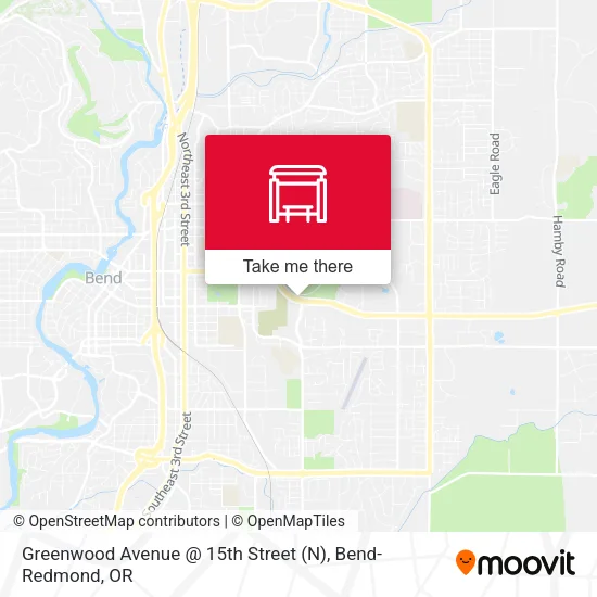 Mapa de Greenwood Avenue @ 15th Street (N)