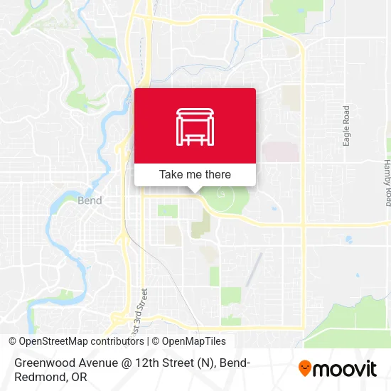 Mapa de Greenwood Avenue @ 12th Street (N)