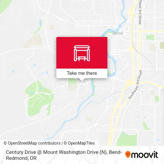 Mapa de Century Drive @ Mount Washington Drive (N)