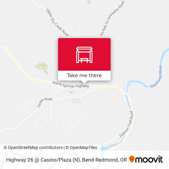 Highway 26 @ Casino/Plaza (N) map
