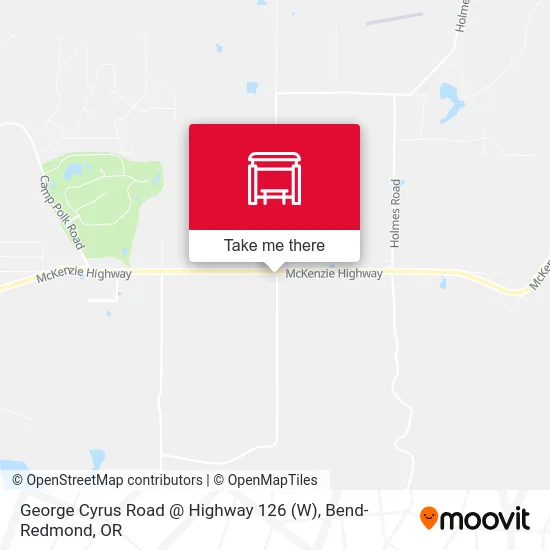 George Cyrus Road @ Highway 126 (W) map