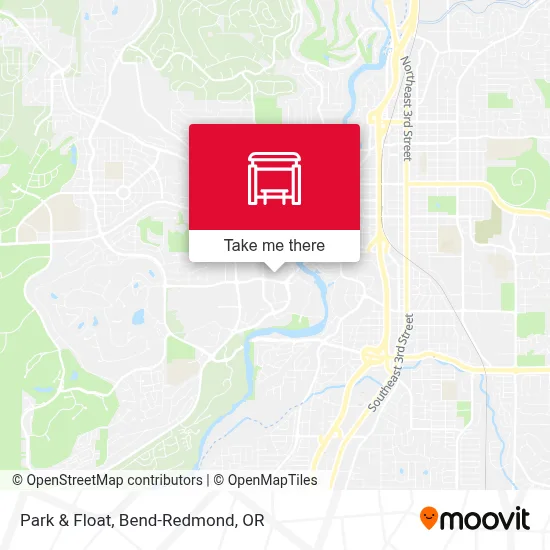 Park & Float map