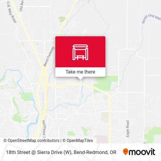 18th Street @ Sierra Drive (W) map