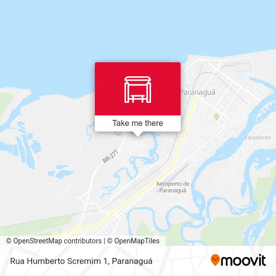 Rua Humberto Scremim 1 map