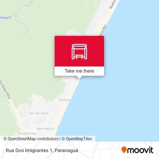 Rua Dos Imigrantes 1 map