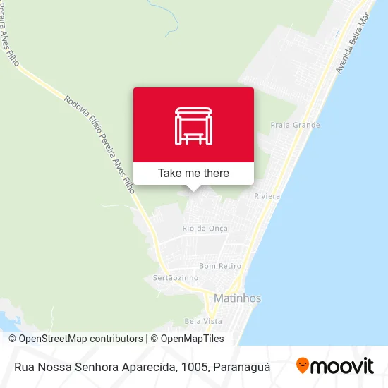 Rua Nossa Senhora Aparecida, 1005 map