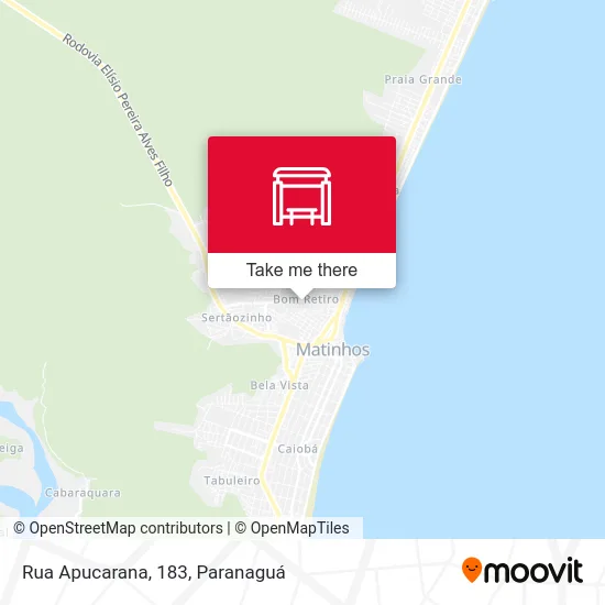 Rua Apucarana, 183 map