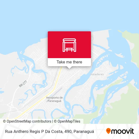 Rua Anthero Regis P Da Costa, 490 map