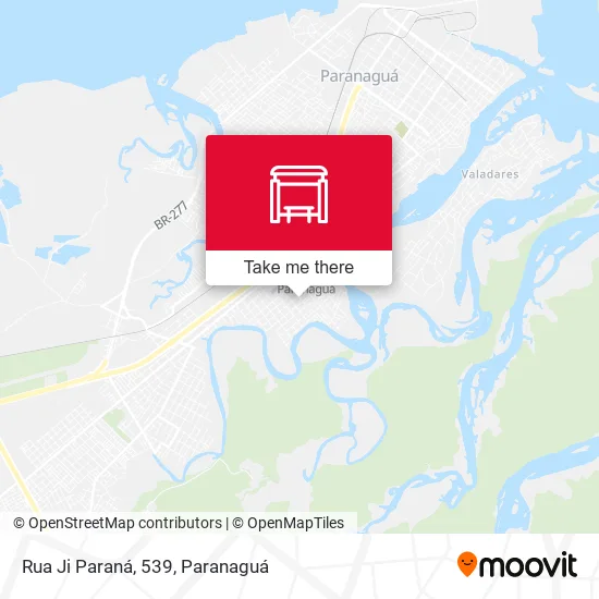 Rua Ji Paraná, 539 map