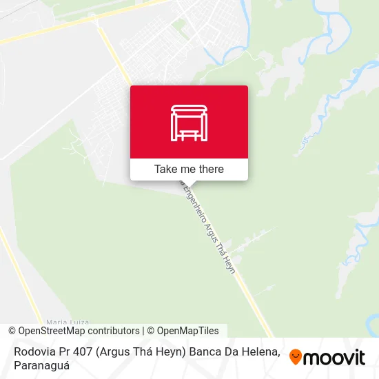 Rodovia Pr 407 (Argus Thá Heyn) Banca Da Helena map