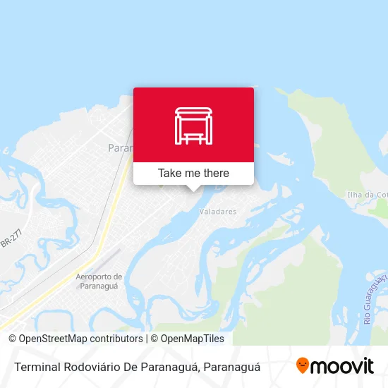 Terminal Rodoviário De Paranaguá map