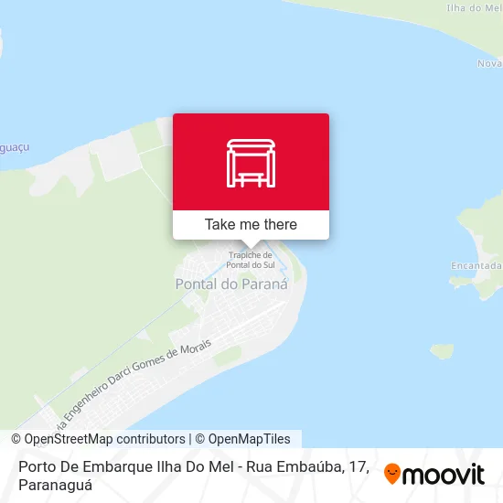 Porto De Embarque Ilha Do Mel - Rua Embaúba, 17 map