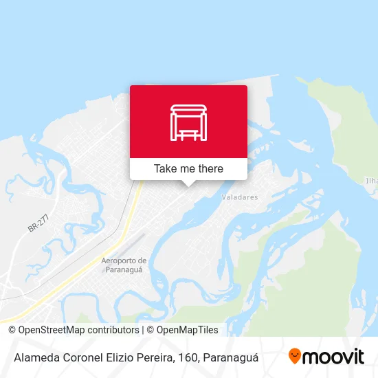 Alameda Coronel Elizio Pereira, 160 map