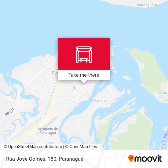 Rua Jose Gomes, 180 map