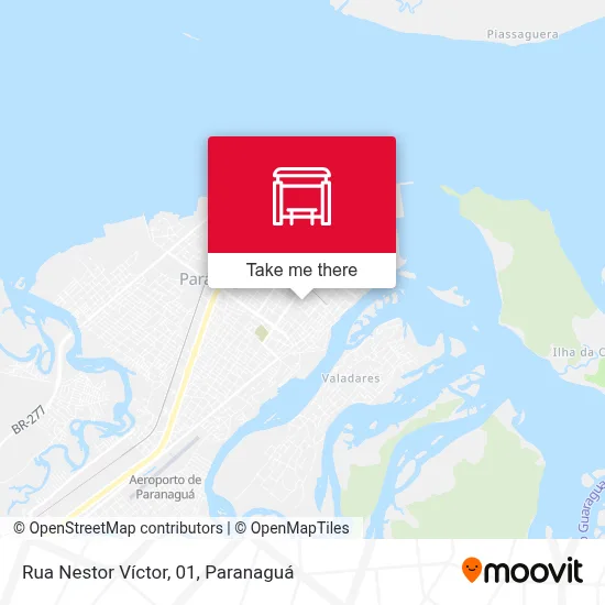 Rua Nestor Víctor, 01 map