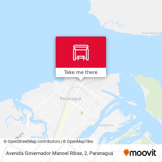 Mapa Avenida Governador Manoel Ribas, 2