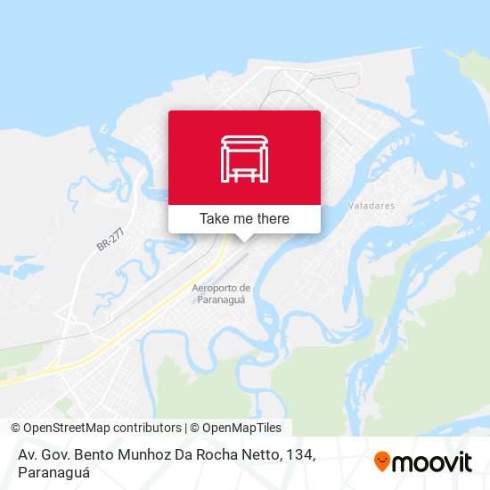 Mapa Av. Gov. Bento Munhoz Da Rocha Netto, 134